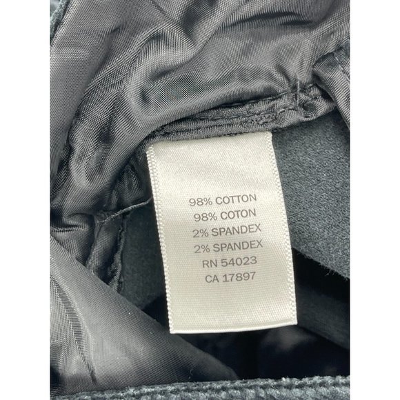 Banana Republic Women's Martin Fit Flared Black Velour Corduroy Pants Size 25 - Picture 9 of 14